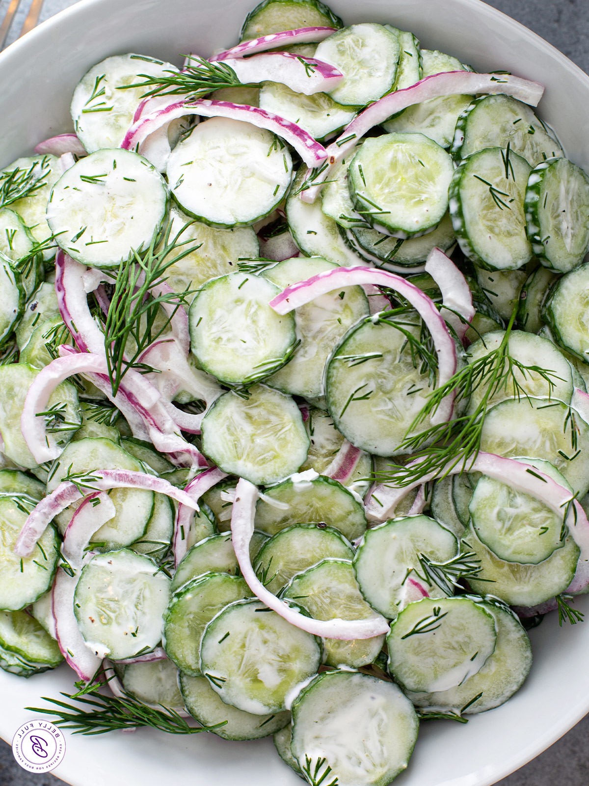 Creamy Cucumber Salad | ARABE-DATSH