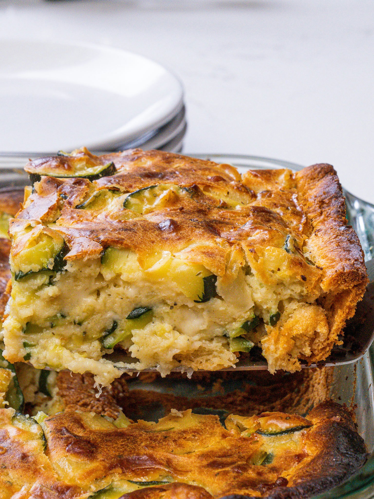 Zucchini And Cheese Breakfast Casserole 