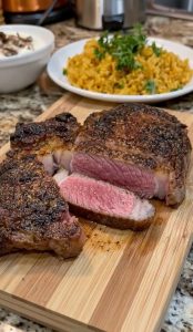 Oven Baked Ribeye