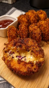 Crispy Queso Onion Rings